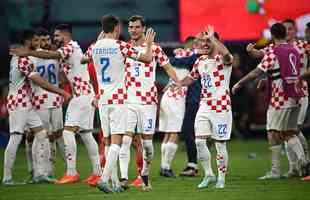 Festa e premiao da Crocia por terceiro lugar na Copa do Mundo de 2022, no Catar. Croatas venceram o Marrocos por 2 a 1, neste sbado (17) e conseguiram mais um feito histrico em Mundiais.