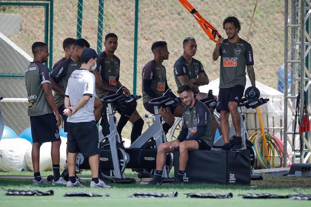 Fotos do treino: Atlético se prepara para enfrentar o Corinthians
