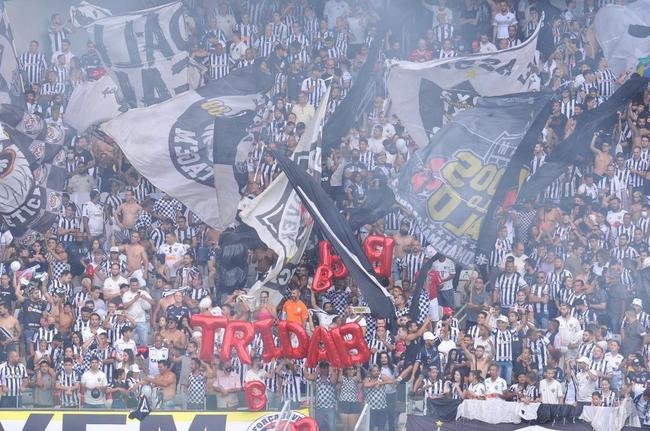 Fotos da torcida do Atltico no clssico com o Cruzeiro, no Mineiro, pela nona rodada do Mineiro de 2022
