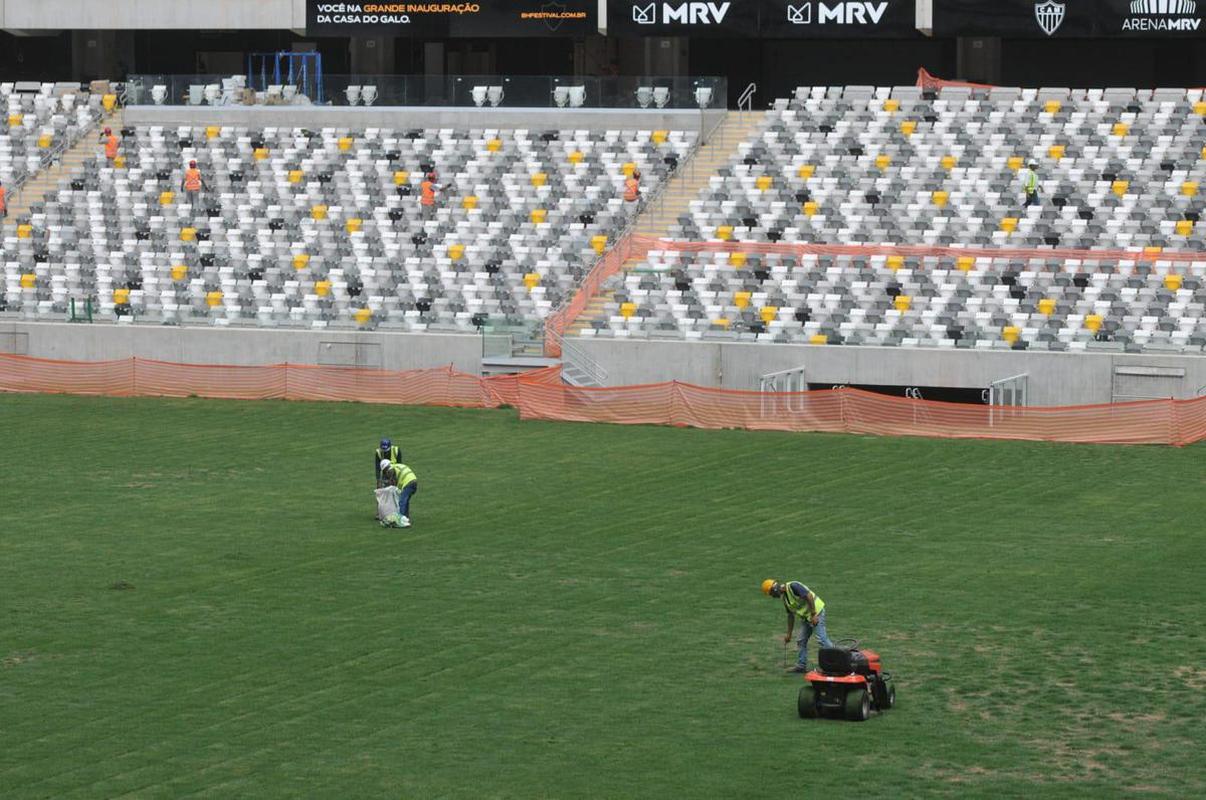 Fotos atualizadas da Arena MRV (24/2)