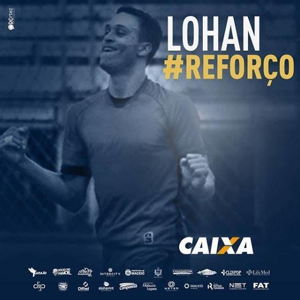 O atacante Lohan, que estava no Friburguense, refora o CSA.