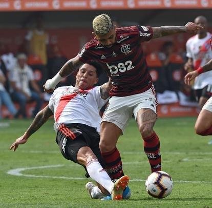 Fotos do jogo entre Flamengo e River Plate