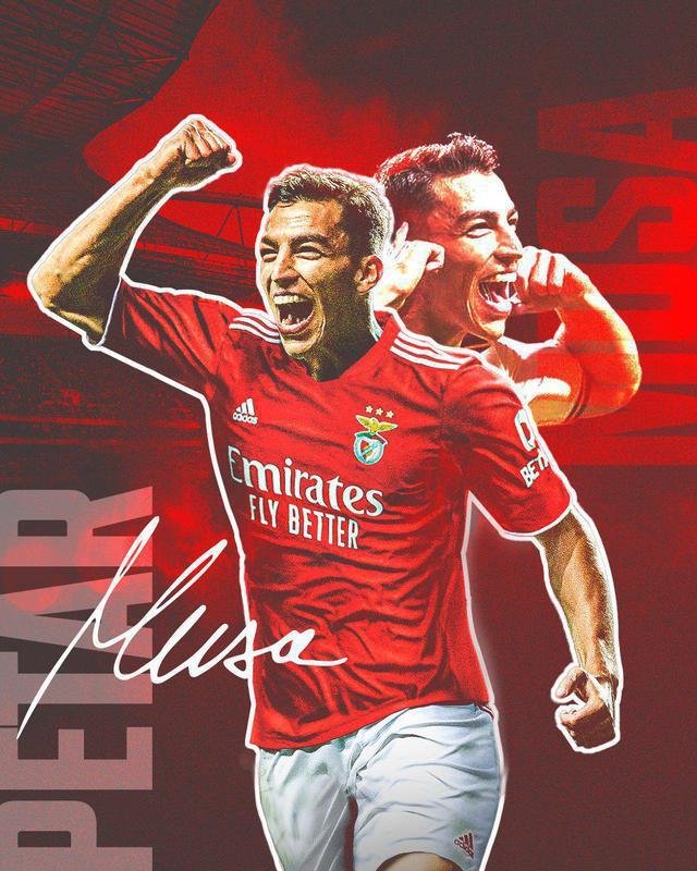 Benfica: atacante Petar Musa (ex-Boavista)