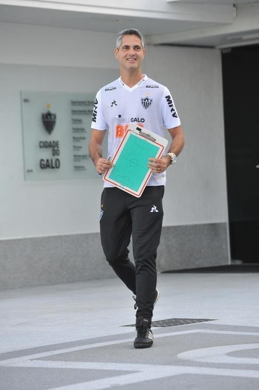 Fotos do ltimo treino do Atltico antes do jogo contra o Unin La Calera