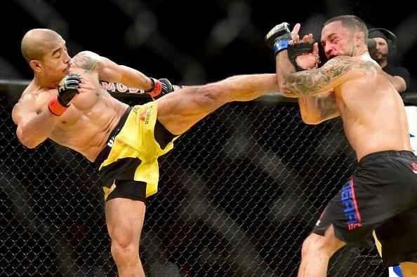 Imagens do retorno triunfal de José Aldo ao UFC