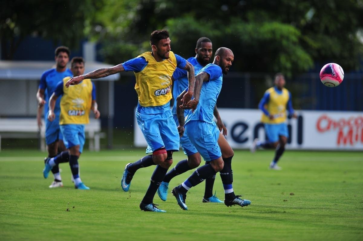 Fotos do treino do Cruzeiro desta quarta-feira (31/1), na Toca II (Ramon Lisboa/EM D.A Press)