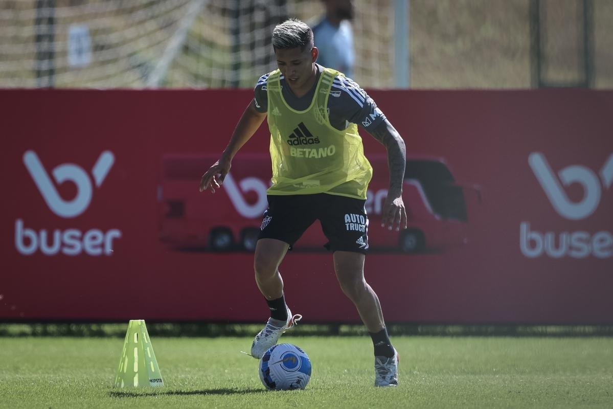 Fotos do treino do Atltico neste domingo, na Cidade do Galo