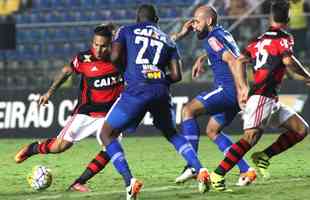 Guerrero marcou o gol de empate do Flamengo diante do Cruzeiro