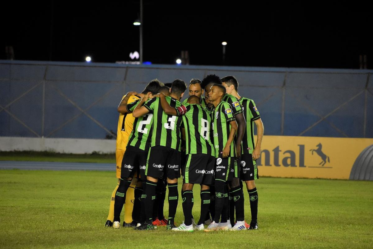 Empate por 1 a 1 com Santos do Amap garantiu classificao do Amrica  segunda fase da Copa do Brasil
