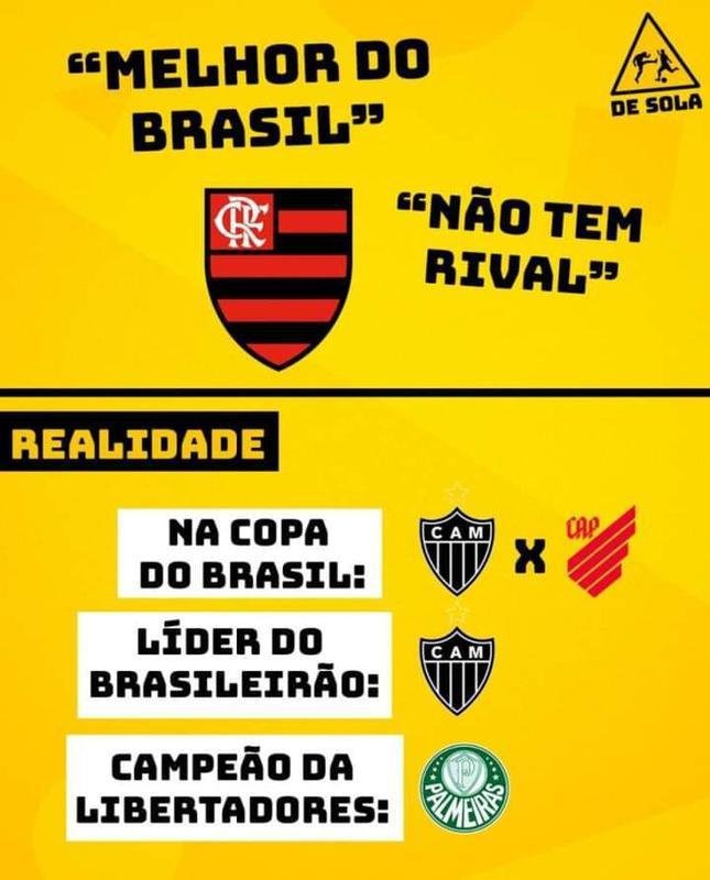 Memes da derrota do Flamengo para o Palmeiras