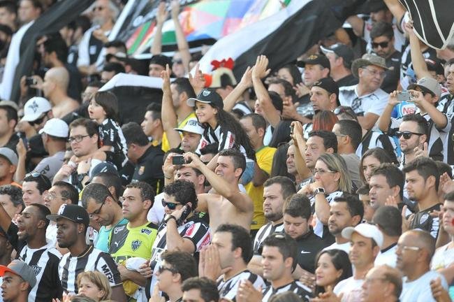 Torcedores do Atl�tico no Independ�ncia na partida contra o Flamengo pelo Brasileiro