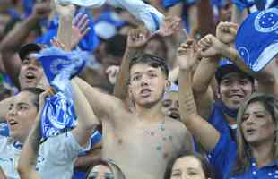 Fotos da festa do Cruzeiro no Mineirão na partida contra o Brusque pela Série B