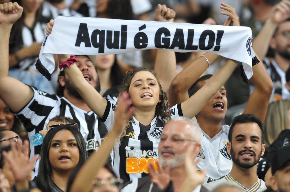 Fotos da torcida do Atltico na partida contra o So Paulo, no Mineiro, em Belo Horizonte, pela 16 rodada do Campeonato Brasileiro 