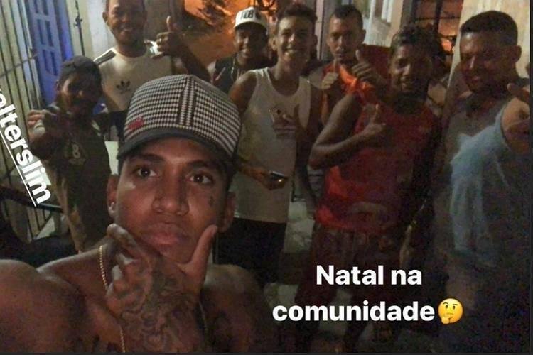 Raniel reuniu familiares e amigos no Natal