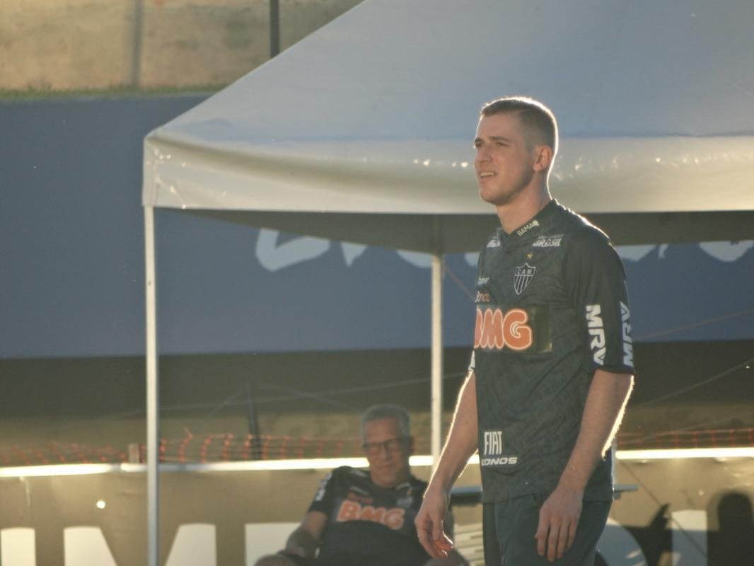 Fotos do treino do Atltico no Paraguai