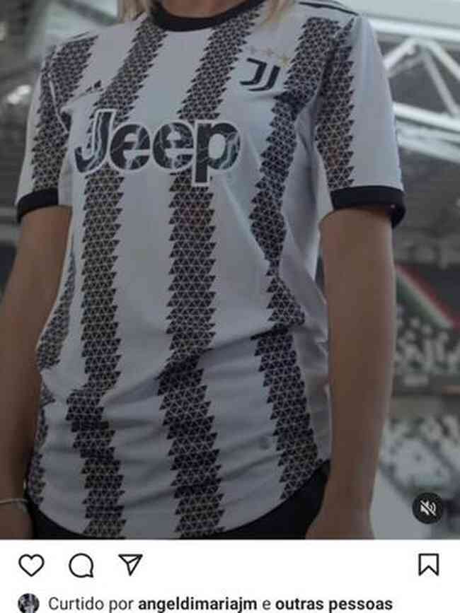 Curtida de Di María em postagem da Juventus no Instagram