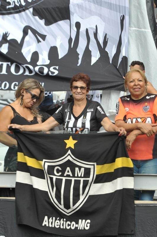 Fotos da torcida do Atltico na primeira final do Mineiro, contra o Cruzeiro, no Mineiro