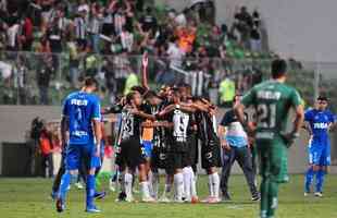 Racing-Arg - Em 2016, o Atltico enfrentou o Racing nas oitavas de final. Na Argentina, empate sem gols. No Independncia, vitria do Galo por 2 a 1 e classificao.