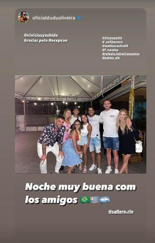 Godn encontrou com outros jogadores no Rio