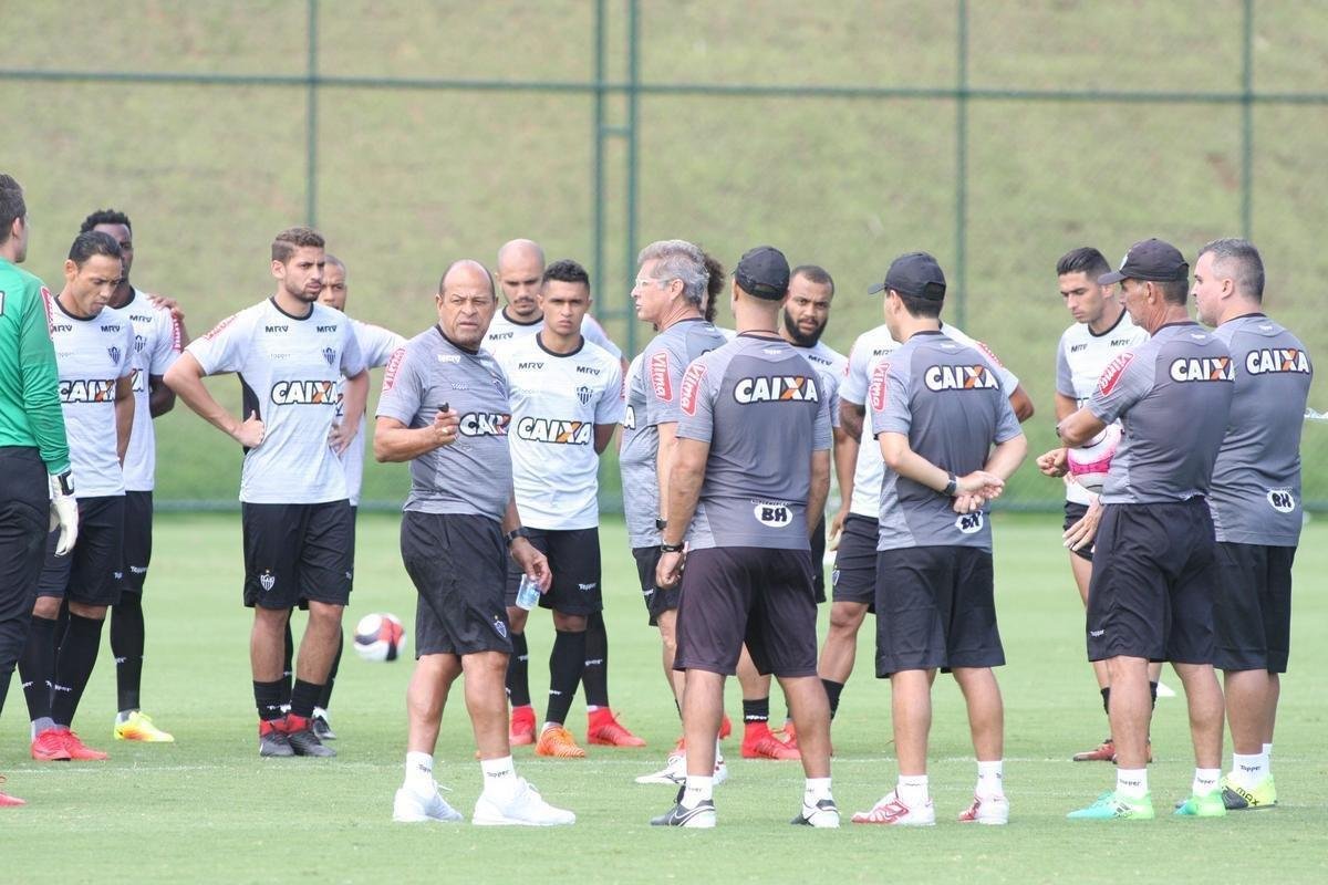 Imagens do treino do Atltico