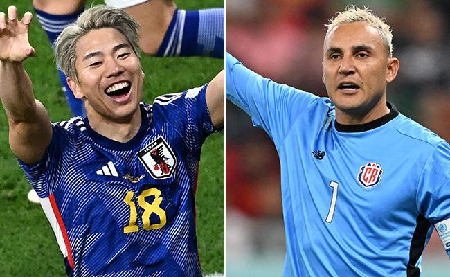 Asano fez o gol da virada do Japo; Navas no conseguiu evitar a goleada da Espanha