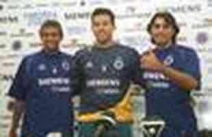 No retorno ao clube, em 2005, Fábio foi apresentado ao lado do volante Marabá e do lateral-esquerdo Athirson
