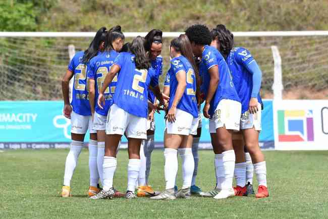 Cruzeiro ganhou do Funorte por 9 a 0 pelo Campeonato Mineiro Feminino