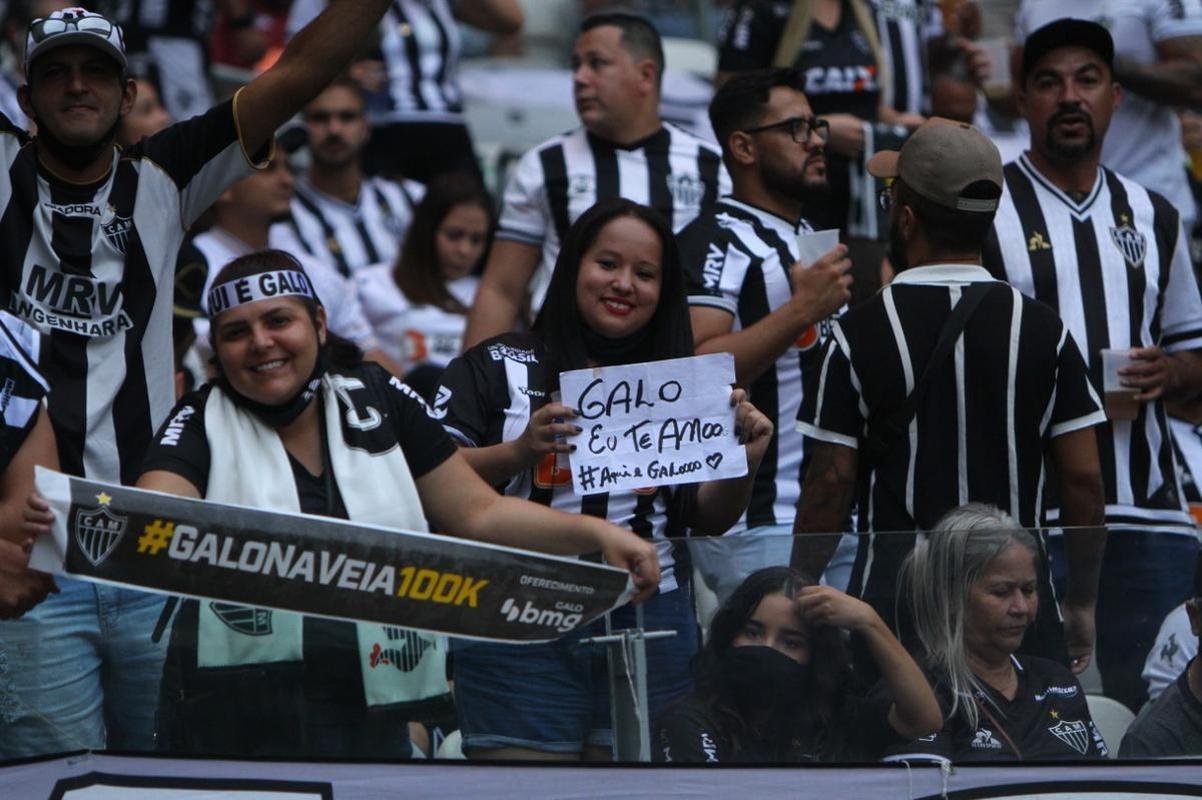 Fotos da torcida do Atltico no Mineiro durante a partida contra o Juventude pela 34 rodada do Campeonato Brasileiro