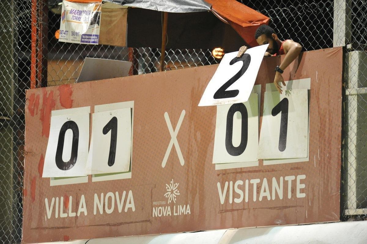 As melhores fotos do duelo entre Villa Nova e Amrica, em Nova Lima, pelo Mineiro