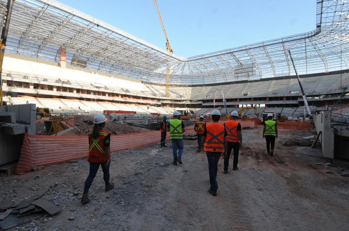 Futuro estdio do Galo, Aena MRV est com 60% das obras concludas