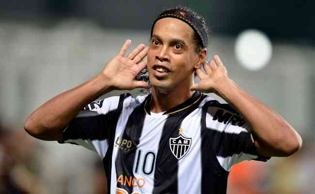 Ronaldinho vestiu a camisa do Atltico entre 2012 e 2014