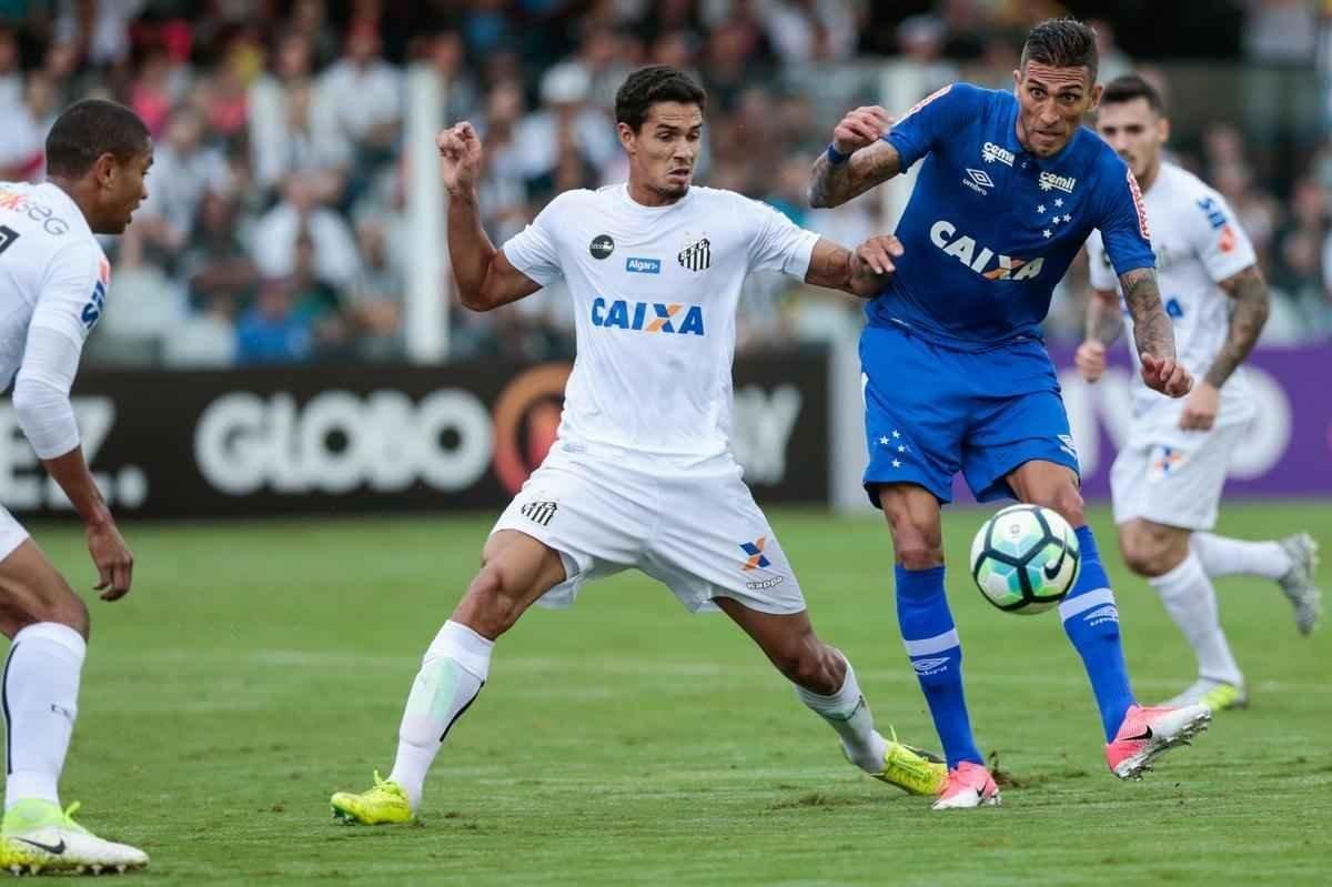 Cruzeiro venceu o Santos por 1 a 0, neste domingo, em partida vlida pela terceira rodada do Brasileiro