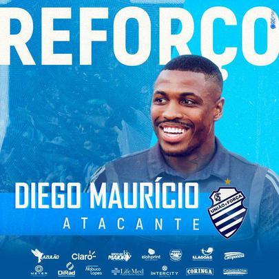 O CSA anunciou a contratao do atacante Diego Maurcio, que estava Busan IPark, da Coreia do Sul