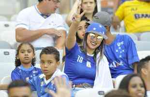 Torcedores do Cruzeiro compareceram em grande nmero ao Mineiro na semifinal contra o Tupi