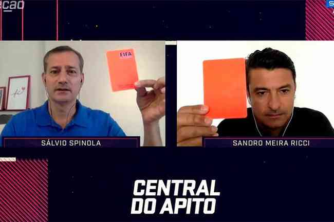 Slvio Spnola e Sandro Meira Ricci apontaram pnalti no marcado para o Cruzeiro