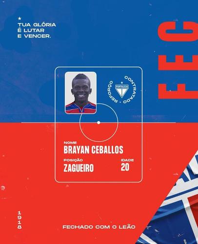 Brayan Ceballos, zagueiro (Fortaleza)