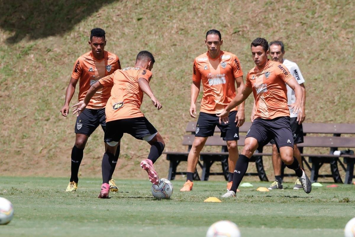 Fotos do ltimo treino do Atltico antes da estreia de Sampaoli