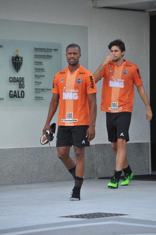 Fotos do ltimo treino do Atltico antes do jogo contra o Unin La Calera