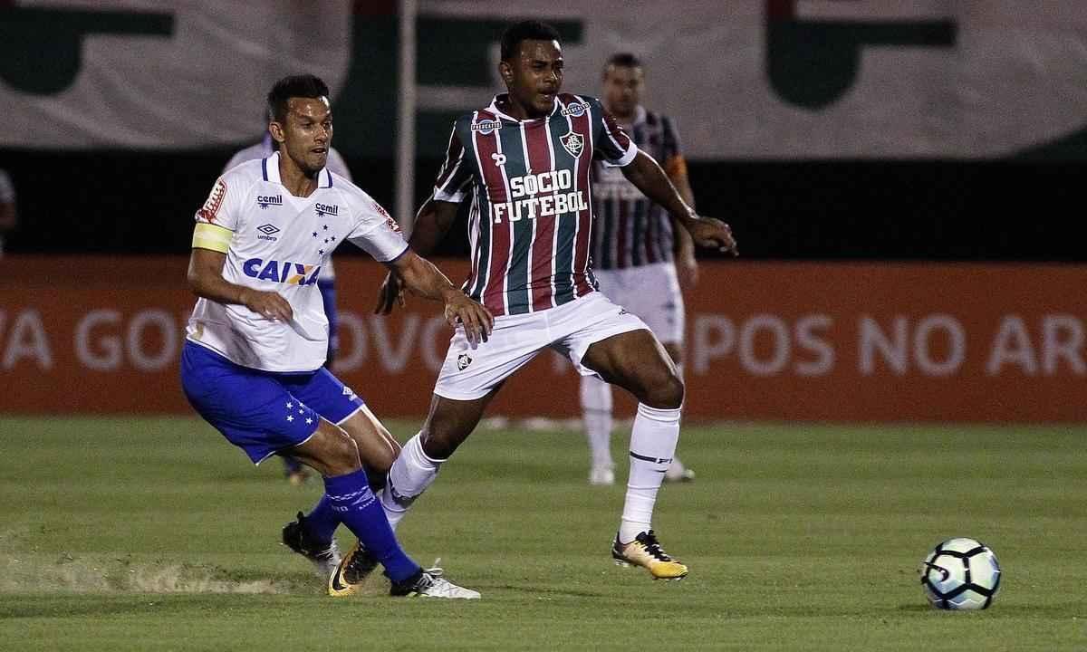 Imagens do jogo entre Fluminense e Cruzeiro, pela 15 rodada da Srie A, no Giulite Coutinho