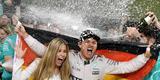 Festa de Nico Rosberg com o ttulo indito na Frmula 1; feito veio com segundo lugar em Abu Dhabi