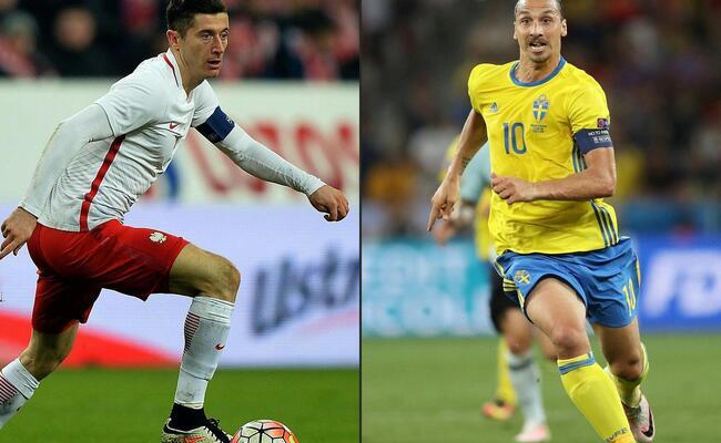 Polnia, de Lewandowski, e Sucia, de Ibrahimovic, buscam vaga na Copa do Mundo do Catar
