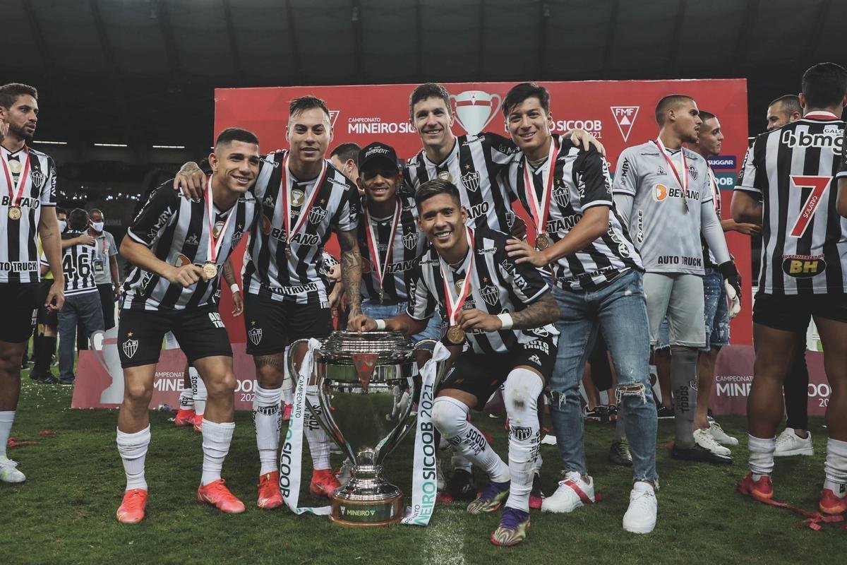 Fotos da festa do Atltico no Mineiro com a conquista do bicampeonato mineiro