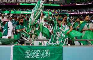 Polnia x Arbia Saudita: fotos da torcida no jogo da Copa do Mundo