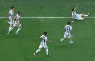 As melhores imagens da final da Copa do Mundo entre Argentina e Frana, no Estdio Icnico de Lusail, no Catar