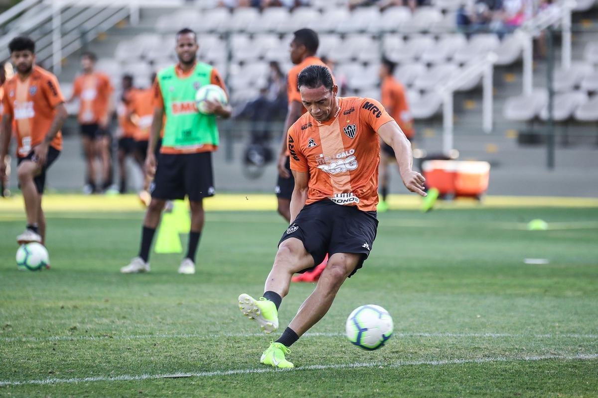 Fotos do ltimo treino do Atltico antes do jogo com o Grmio