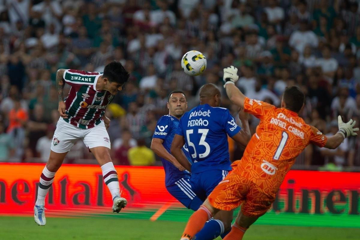 4 - Fluminense 2 x 1 Cruzeiro, no Maracan, no Rio de Janeiro, pela ida das oitavas da Copa do Brasil, em 24 de junho de 2022

