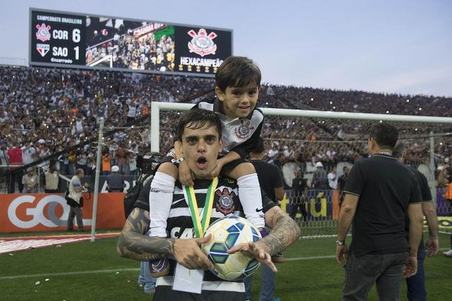 Henrique Lemos, filho de Fagner,  jogador da base do Corinthians