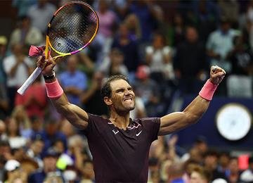 Veterano espanhol de 36 anos venceu francês por 3 sets a 0, parciais de 6/0, 6/1 e 7/5