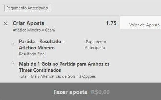 Atltico vence e mais de um gol no jogo contra o Cear (odd 1.75) - O Atltico voltou a apresentar um bom futebol nas ltimas rodadas, quebrou a sequncia de jogos sem vencer em casa e recuperou a confiana. Do outro lado, o Cear tenta quebrar a sequncia de sete jogos sem vitria como visitante (quatro derrotas e trs empates). A tendncia  de um jogo com grande favoritismo do Galo.