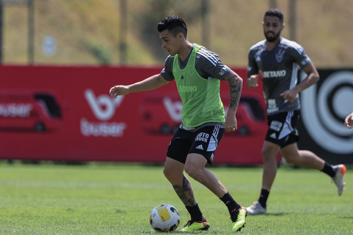 Imagens do treino do Atltico (8/9)